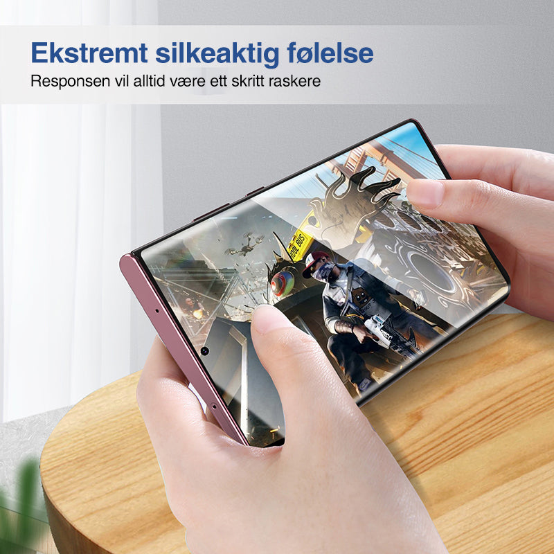 Premium skjermbeskytterfilm med installasjonsboks for Galaxy S23 Ultra