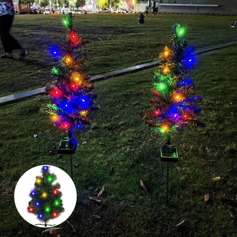 Solcelledrevet Farget LED Julelys