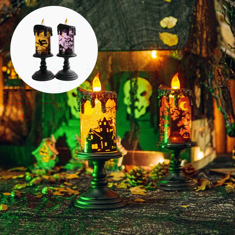 Halloween Glødende Elektroniske Stearinlys