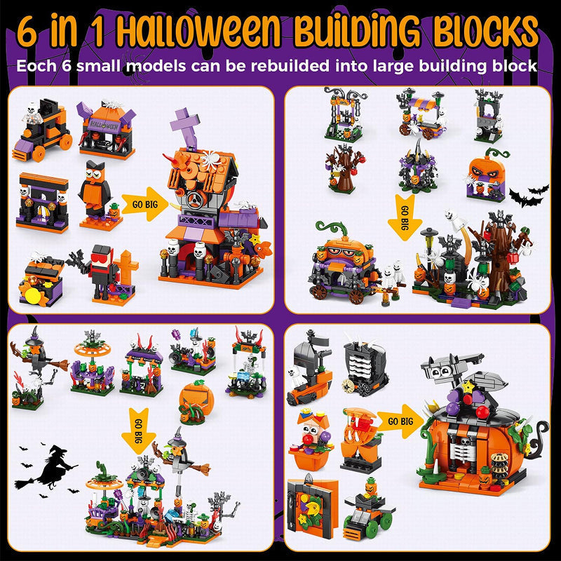 Halloween Byggekloss Blindboks