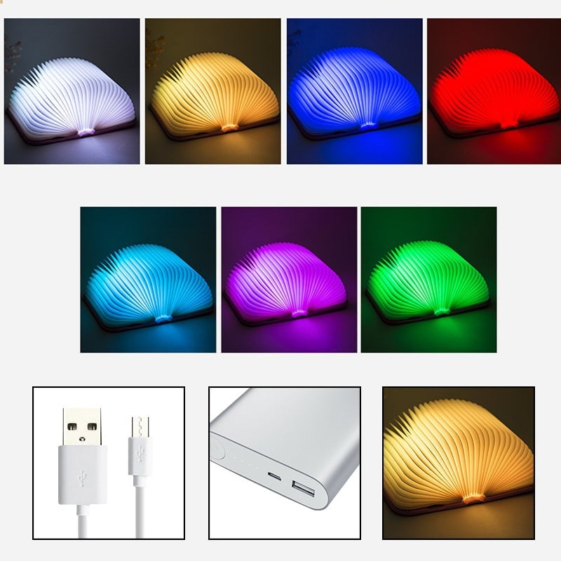 Kreativ Sammenleggbar Boklampe