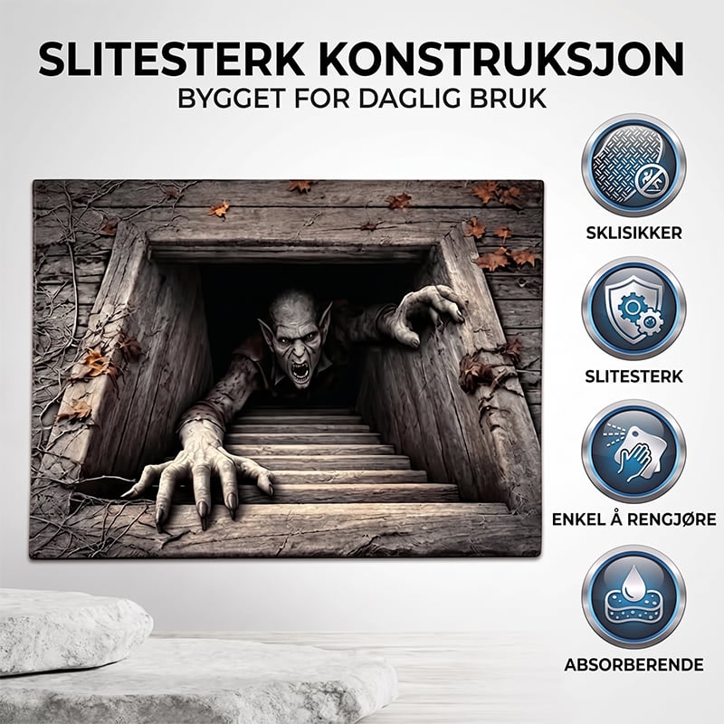 Halloween Skrekk Velkomstmatte