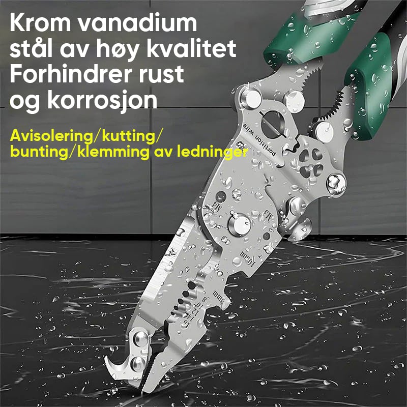 Sakerplus Multifunksjonelt Elektriker's Tangsett
