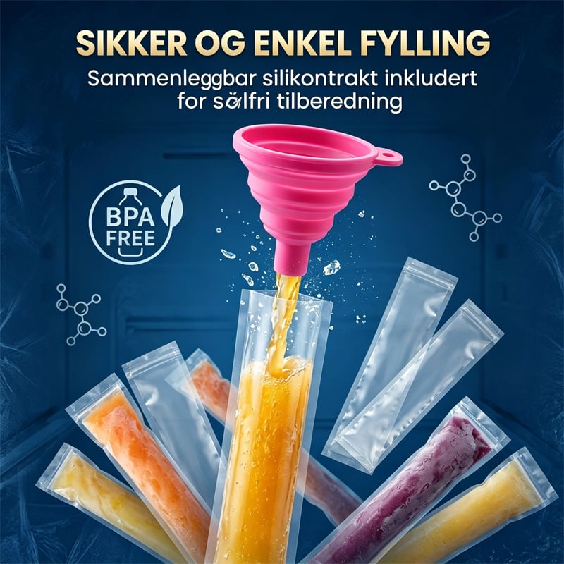 💫Gjør-Det-Selv Engangs Ispop Former
