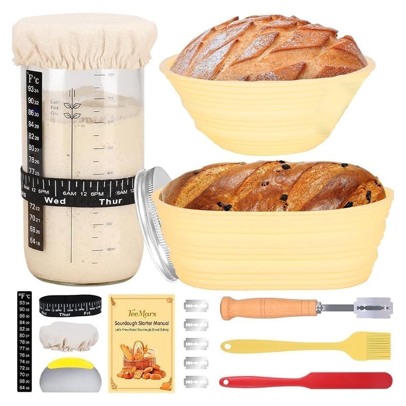 Startsett med Basisvarer for Surdeigsbaking