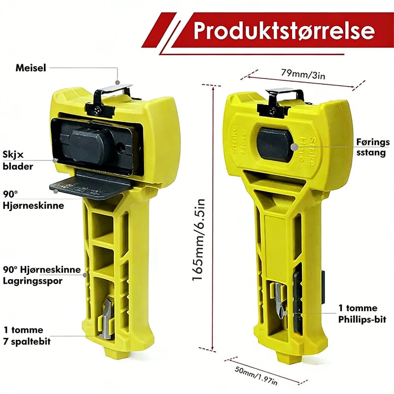 BLWOTMOR Mortise-Verktøysett