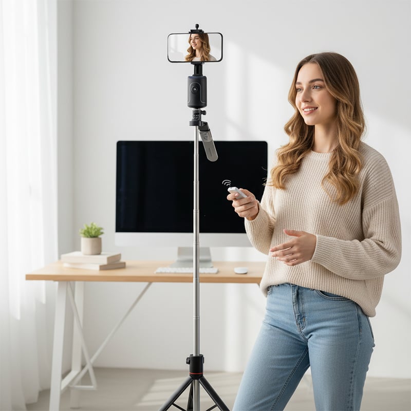 AI-Drevet Helautomatisk Sporings Telefongimbal