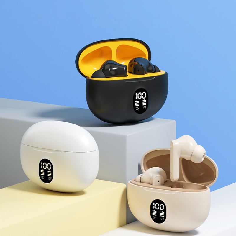 S510 Bluetooth-Ørepropper – Støydemping, Digital Skjerm
