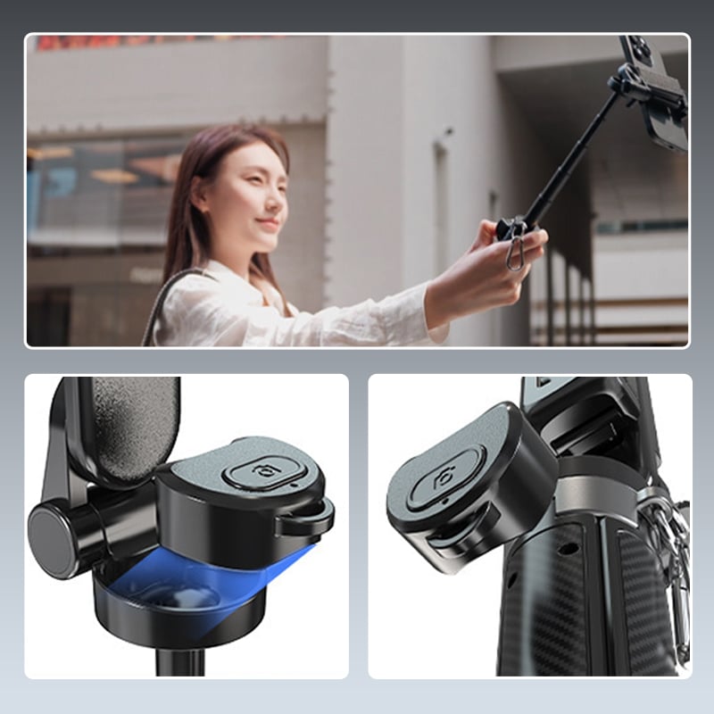 Mini Bærbar Bluetooth-Selfiestang