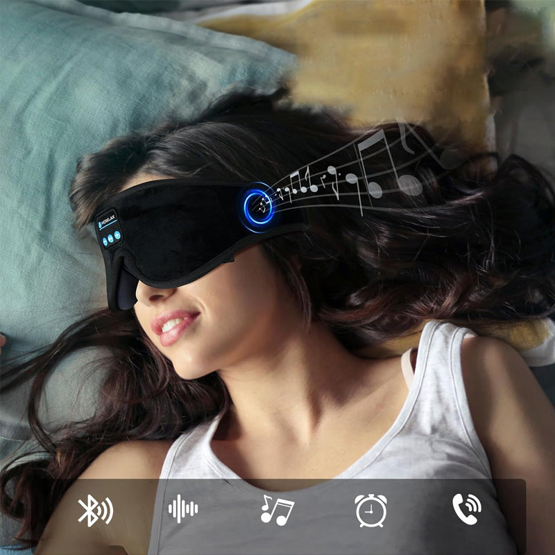 Bluetooth musikk-sovemaske