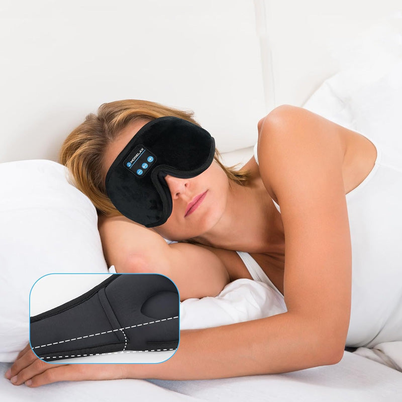 Bluetooth musikk-sovemaske