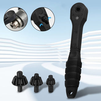 Dobbelthodet Skralle Drill Chuck Skiftenøkkel