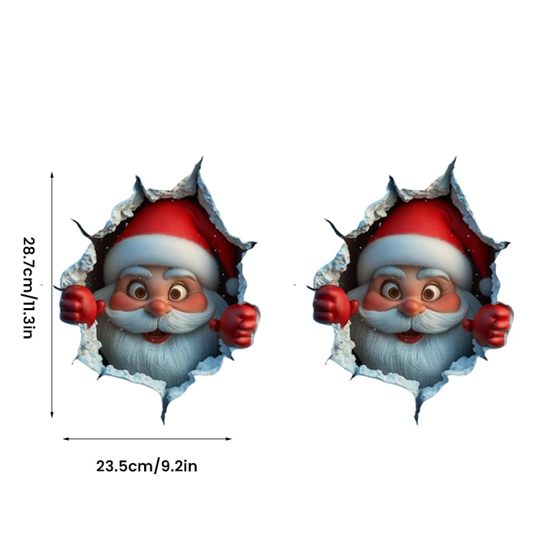 Julenissens Veggklistremerkesett