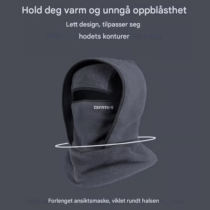 Alt-i-Ett Halsmansjett og Sykkelmaske