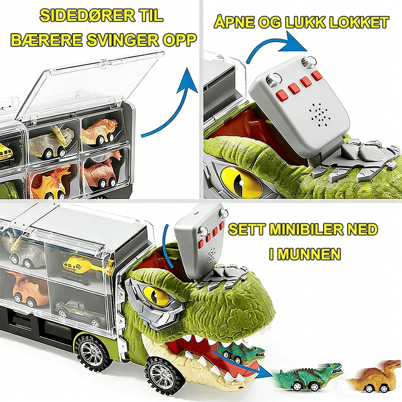 Sakerplus Dinosaur Transport Lastebilsett