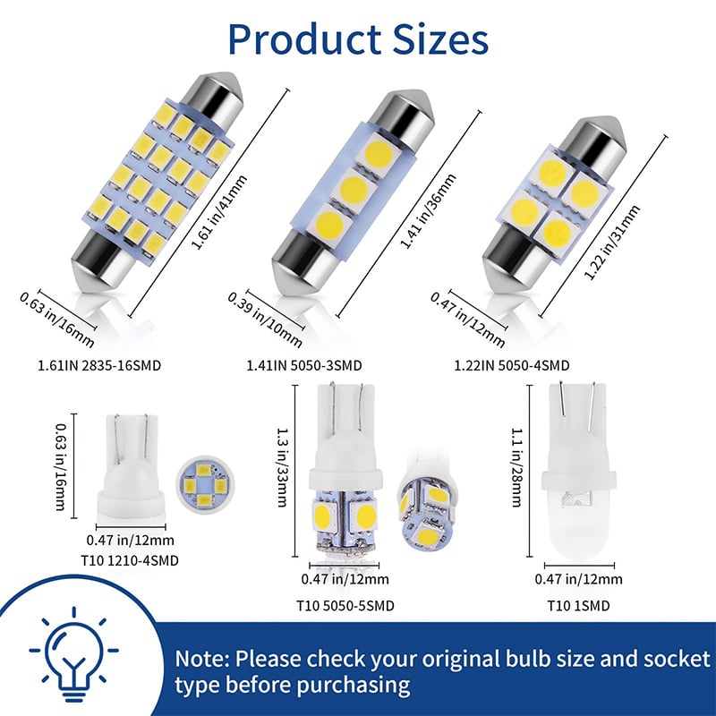 Automotive LED Bulb Kit