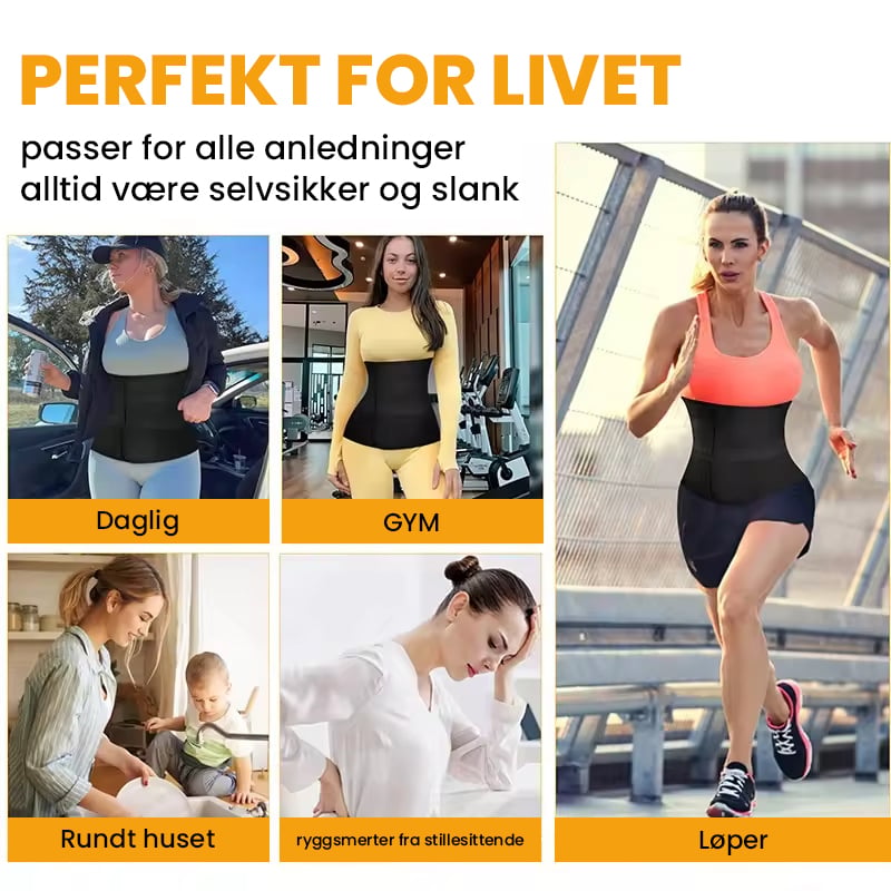 Kvinnenes midje-bånd med borrelås
