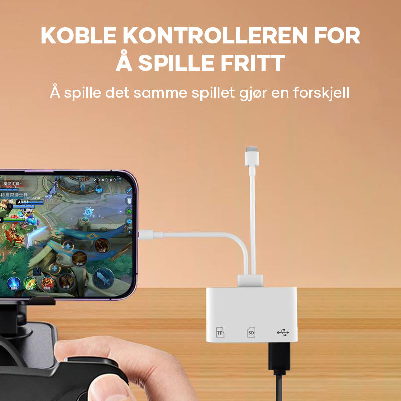 Alt-i-ett Mobil Kortleser