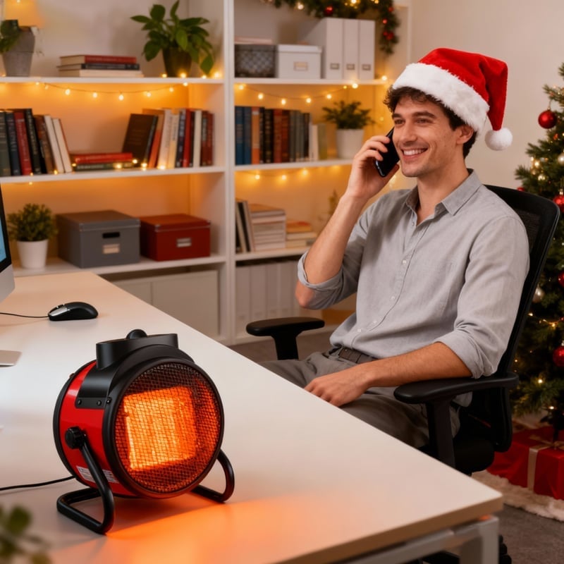 Kraftig bærbar varmekanon