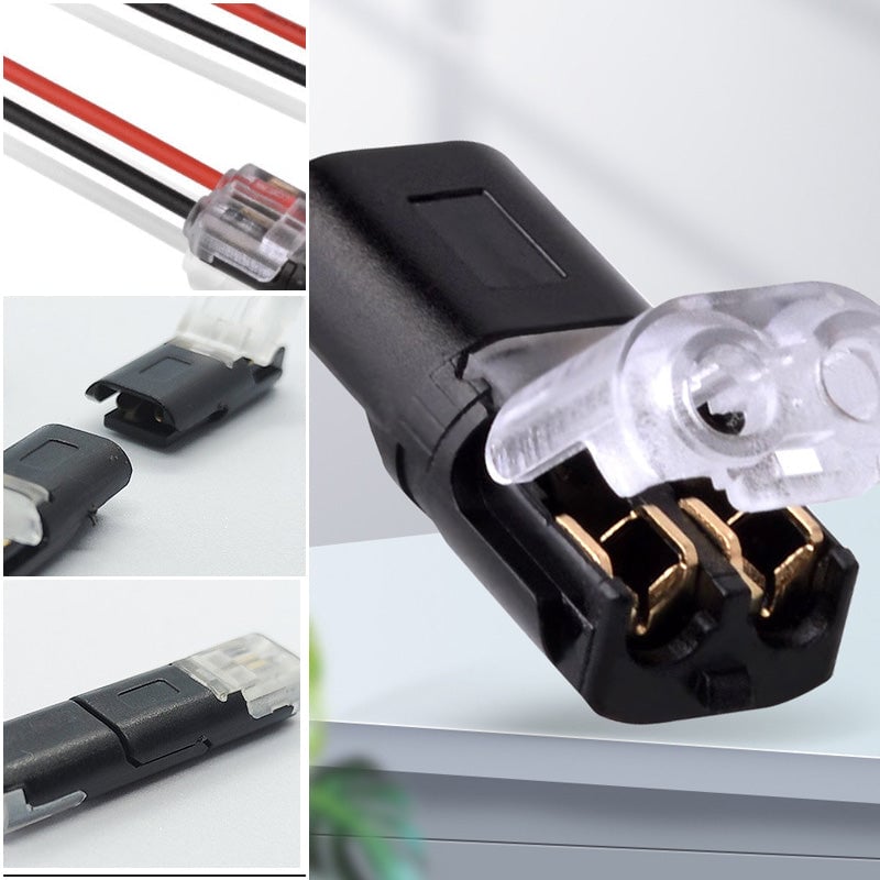LED-Stripe Kontaktplugg med Låsespenne