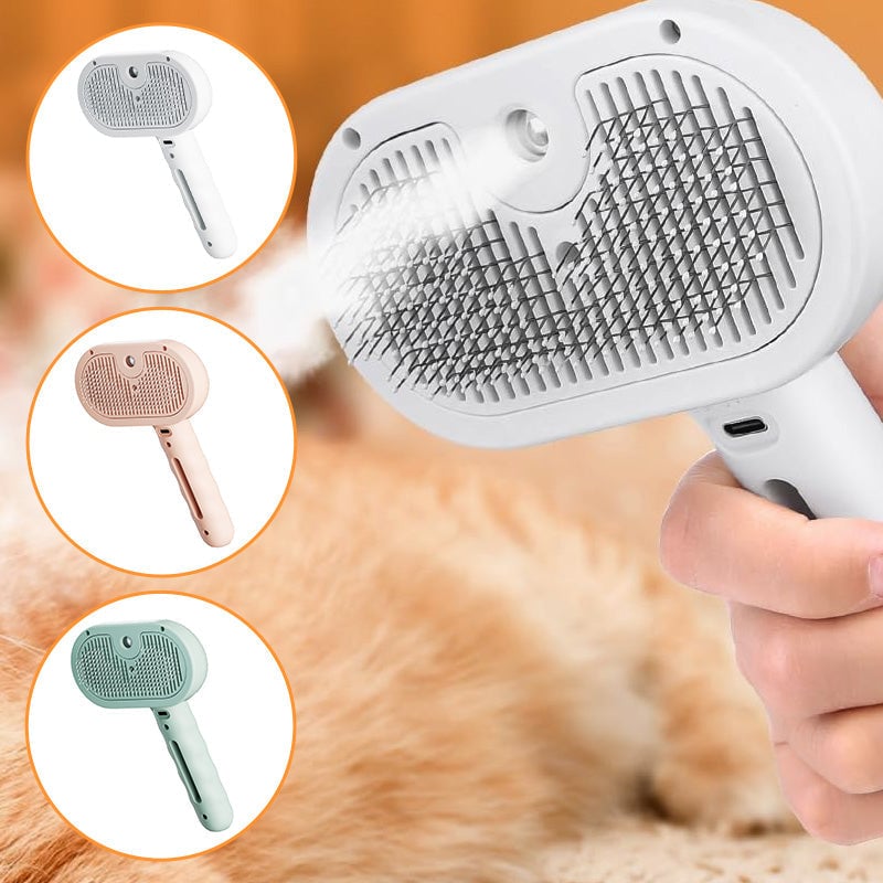 Sunnook 3-i-1 Spray Kattbørste