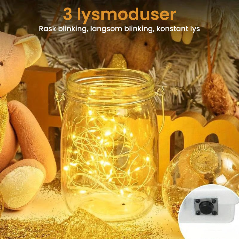 Varmhvite 2M Stjerneklare Lyslenker