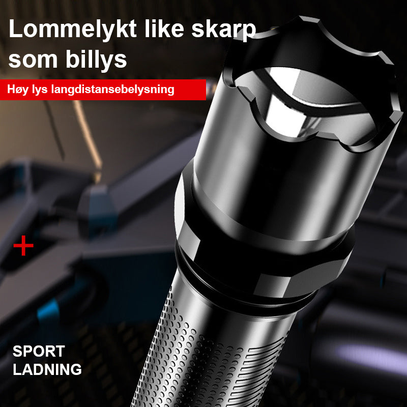 Høyeffekt LED-lommelykt