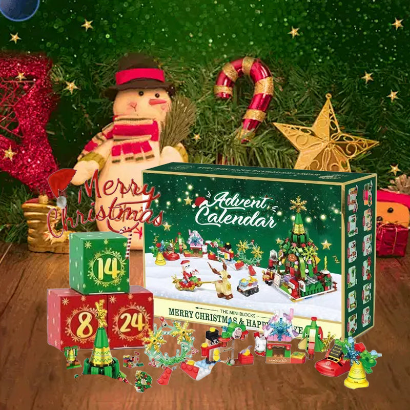 Ny adventskalender Barnas julebyggeklosser