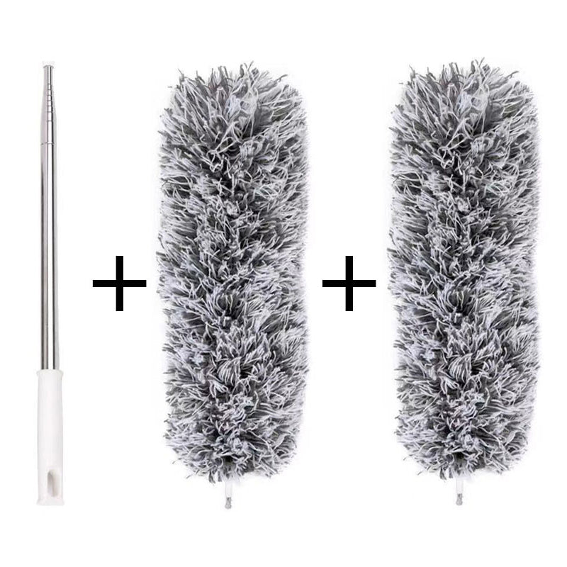 Uttrekkbar, vaskbar, buet mikrofiberduster