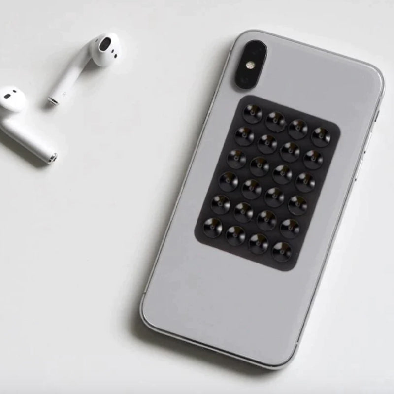 Silikonsugetelefonveske med selvklebende montering