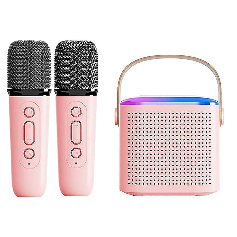 Bærbar Mini Karaoke Bluetooth-høyttaler og Mikrofon