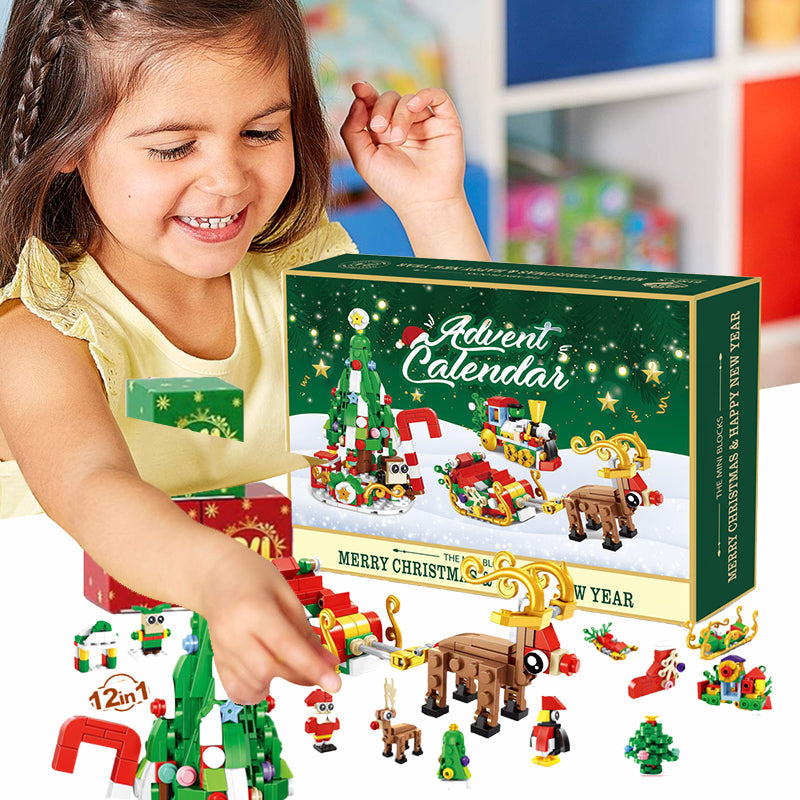 Ny adventskalender Barnas julebyggeklosser