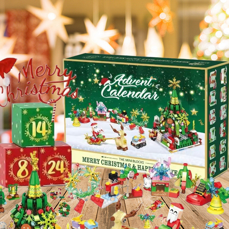 Ny adventskalender Barnas julebyggeklosser