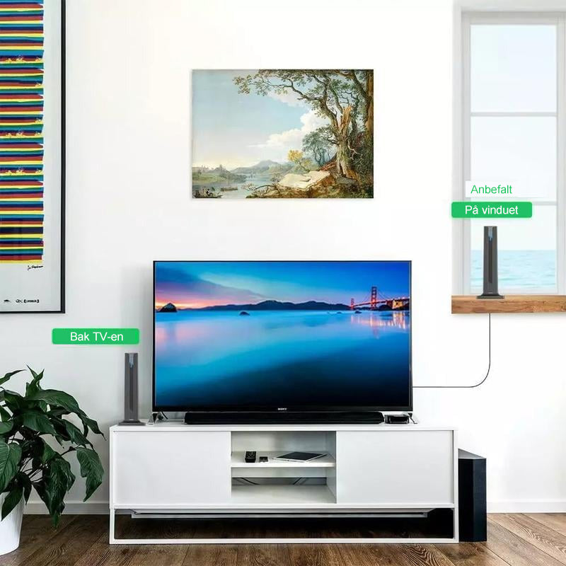 Digital HD-Antenne med Lang Rekkevidde