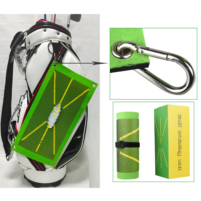 Golftreningsmatte for svingdeteksjon