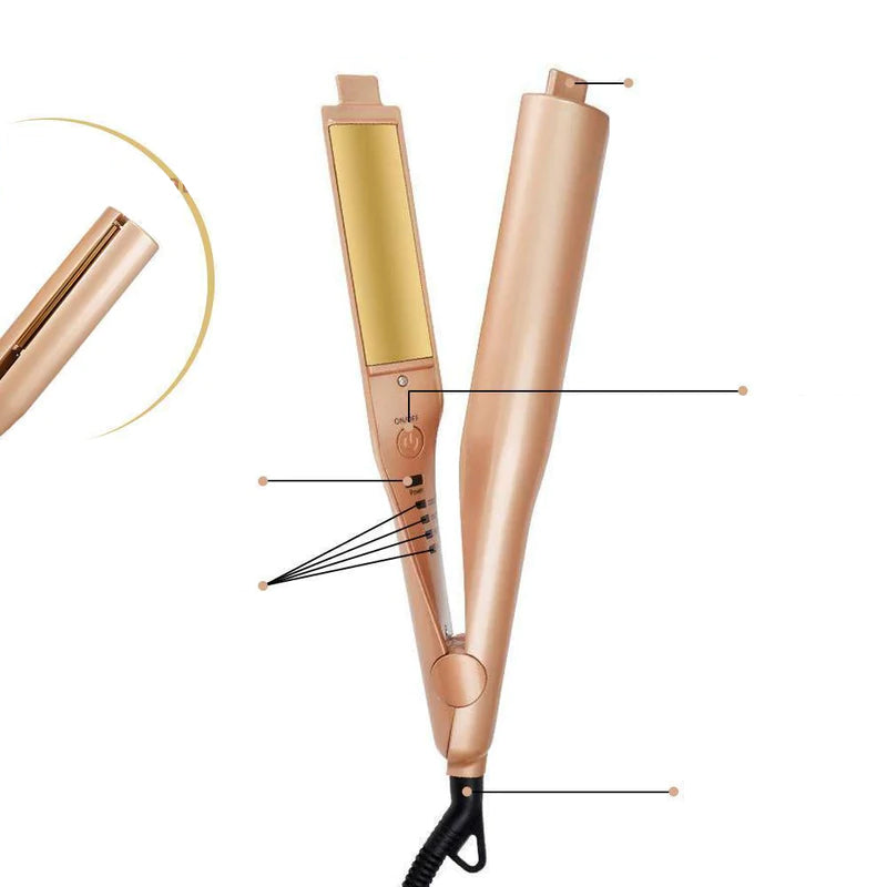 2-i-1 rettetang Spiral Wave Curler