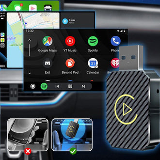 Trådløs CarPlay Android Auto Box