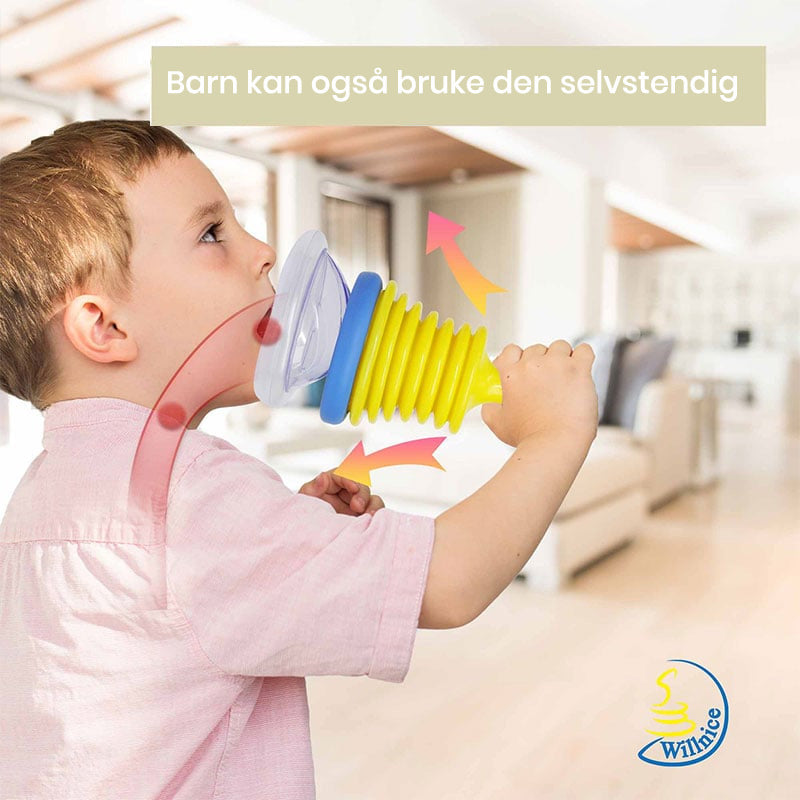 Vitalkapasitetstrener + anti-kvelningsenhet