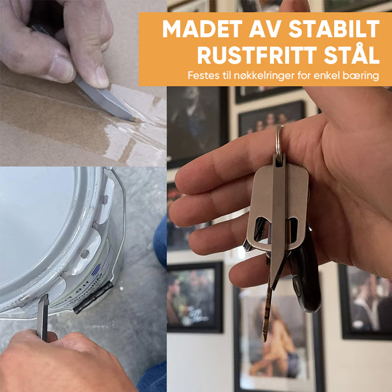 Kraftig nøkkelring PR bør bruke rød HLR-stang