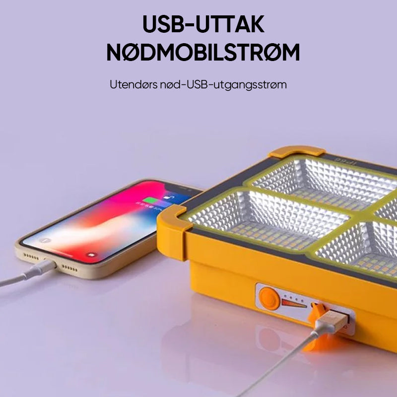Bærbart solar utendørs lys