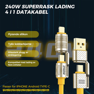 240W 4-i-1 datakabel