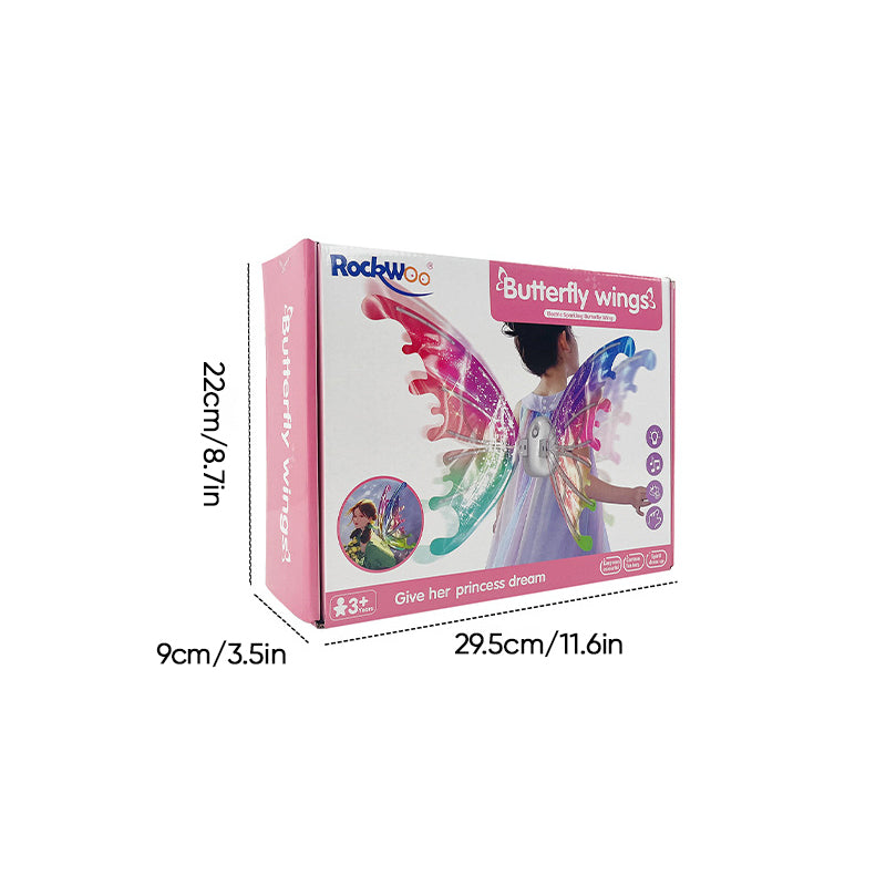 Elektriske Sommerfuglvinger Barnas Utendørs Leker