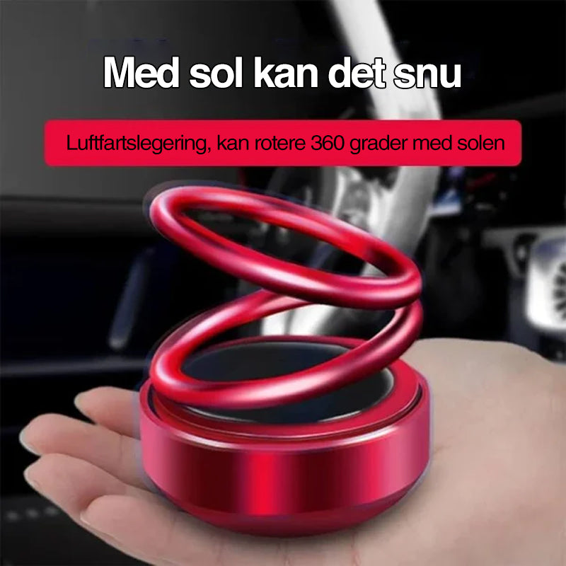 Solcelledrevet luftrenser for biler