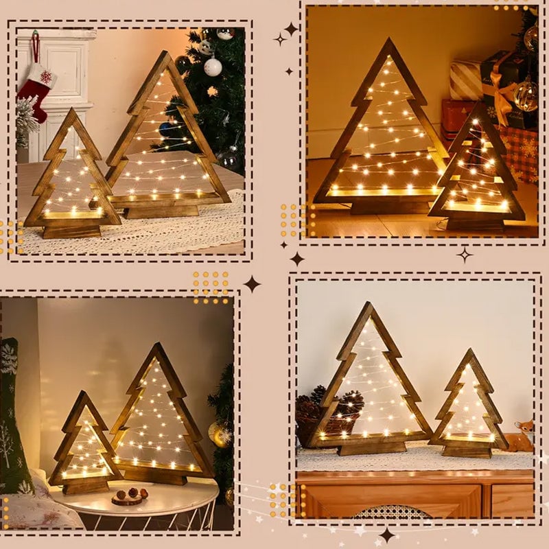 Hjem Juletre-Pynt i Tre