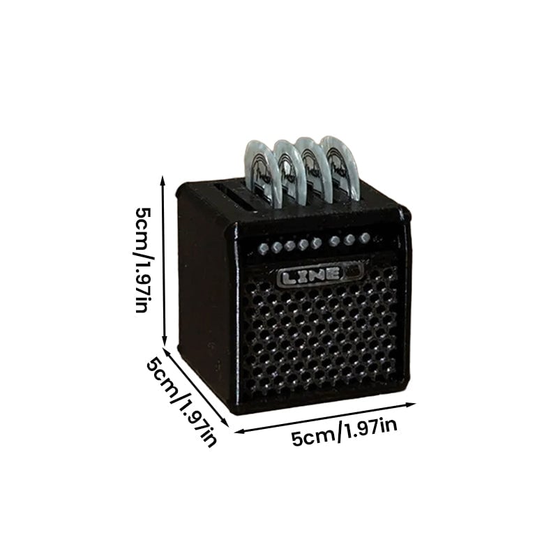Mini Gitarforsterker Plekterholder