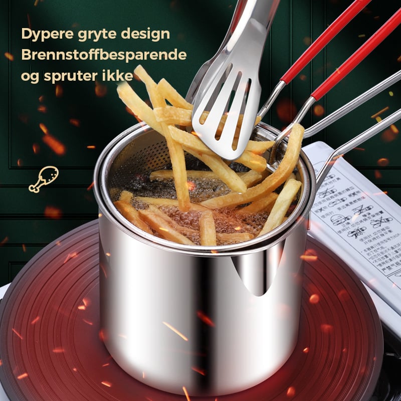 Multifunksjonell frityrkoker i 304 rustfritt stål