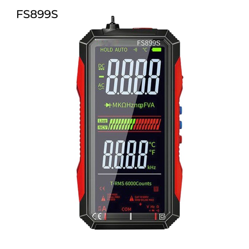 Sann RMS Digitalt Voltmeter med 6000 Telling