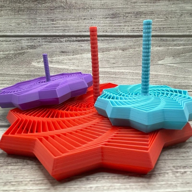3D-printet Håndholdt Stjerne Sensorisk Fidget-Leke