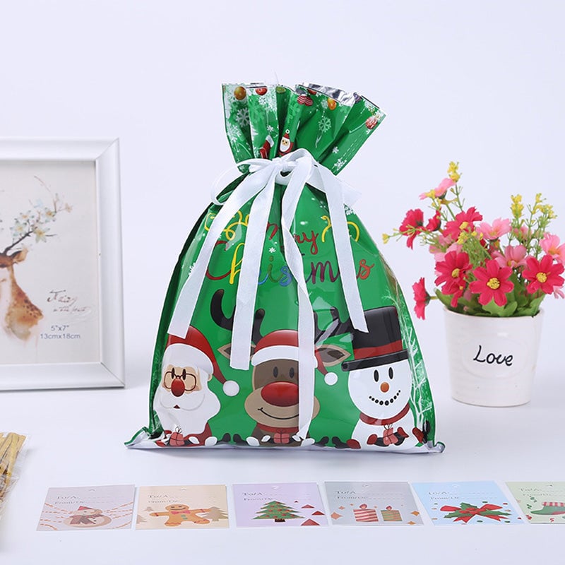 Julegavepose med snøring