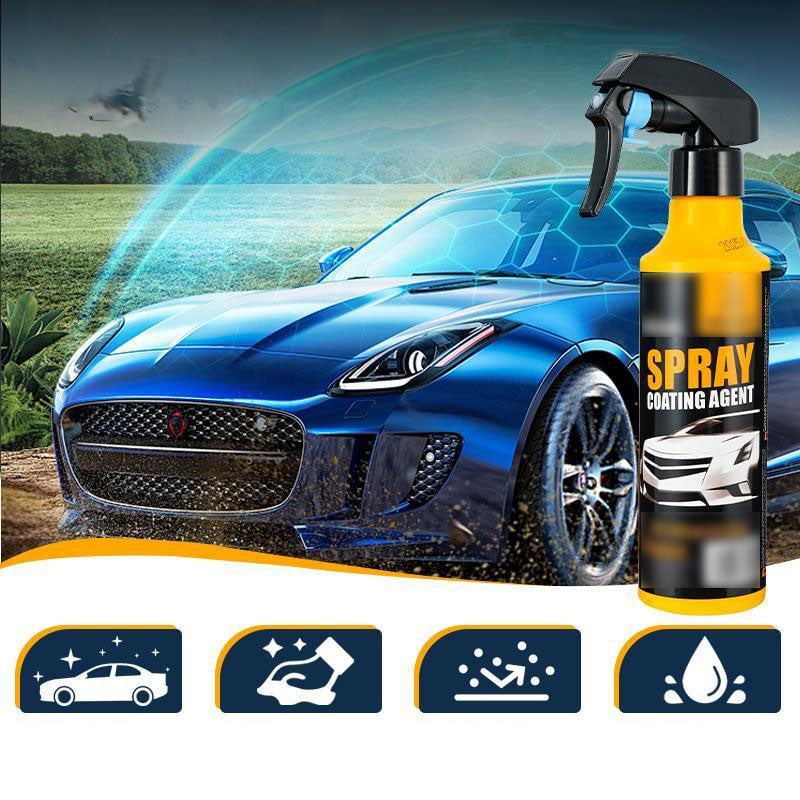 Rengjørings- og pleiespray for billakk
